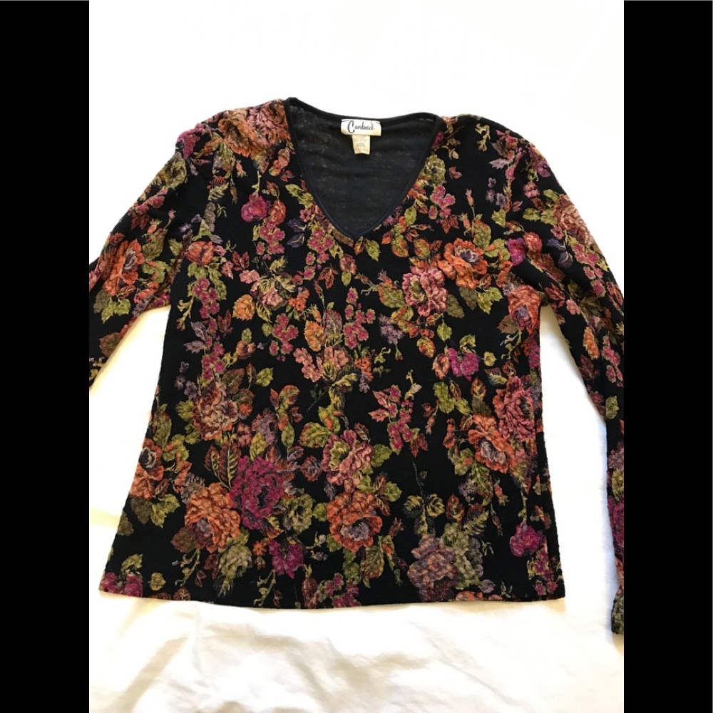 Floral print top